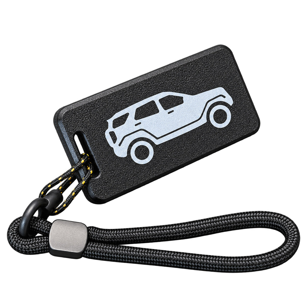 GWM Tank remote key fob shell cover black-grey set with vehicle logo and wrist strap