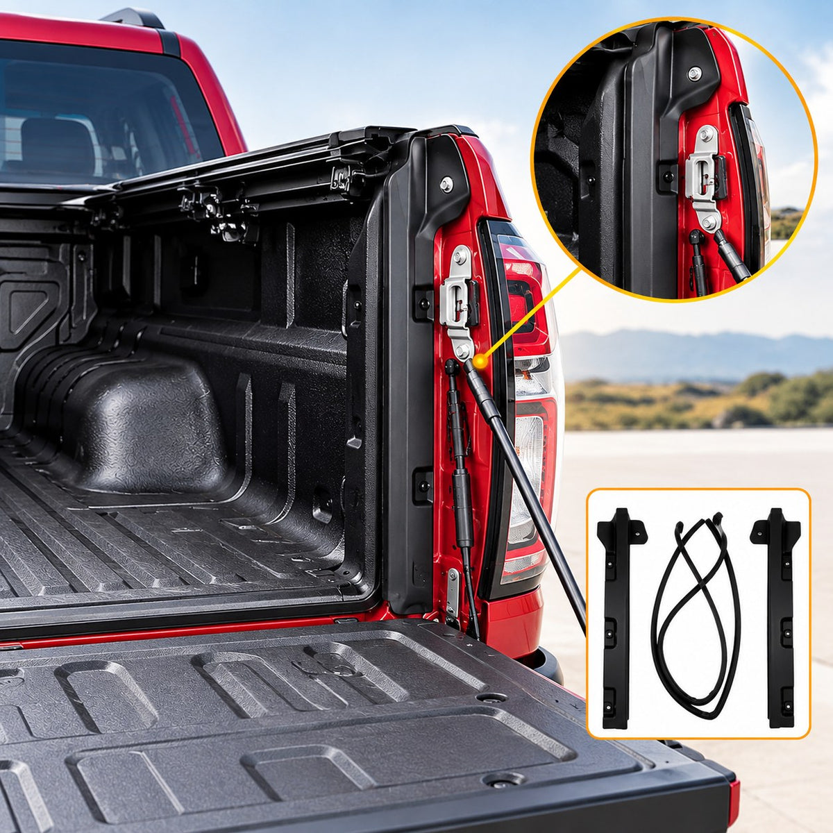 GWM Ute Cannon trunk sealing strip rear side installation