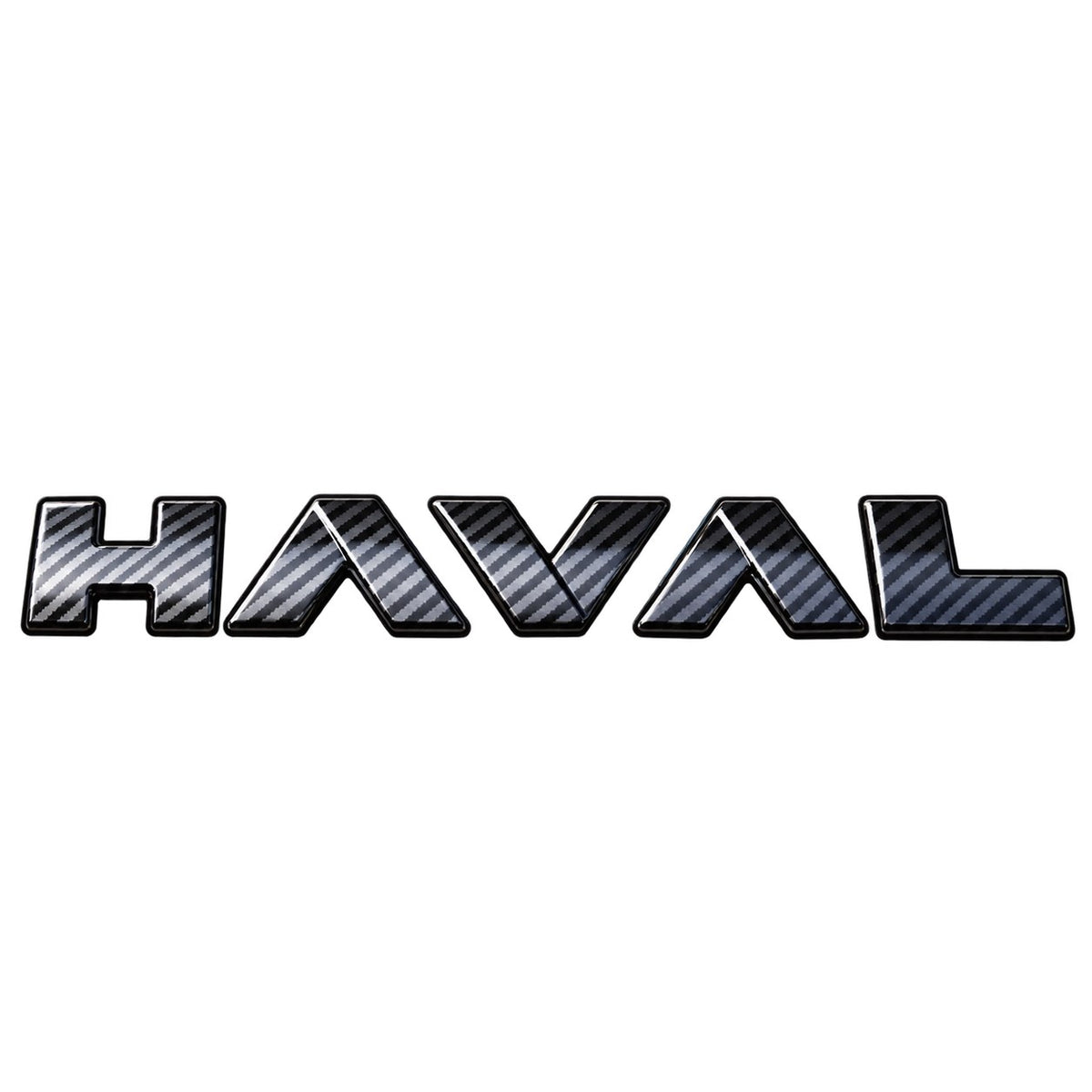 Haval carbon rear logo letters for GWM Dargo and H6 PHEV