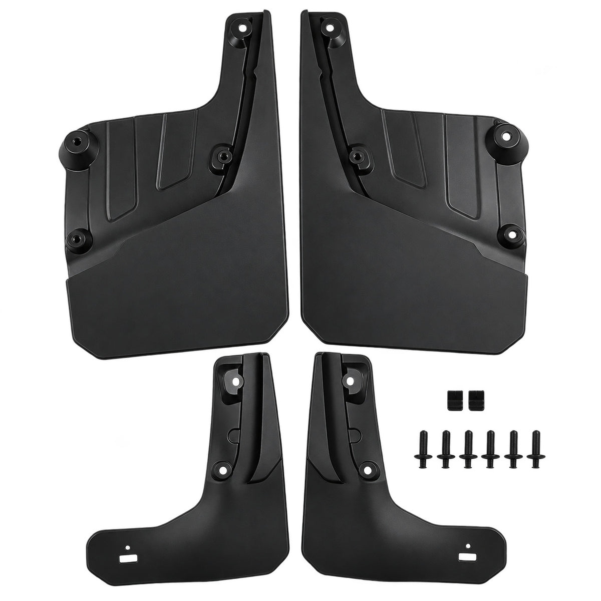 Great Wall Tank 700 rear wheel mudguards 4-piece set isolated on transparent background