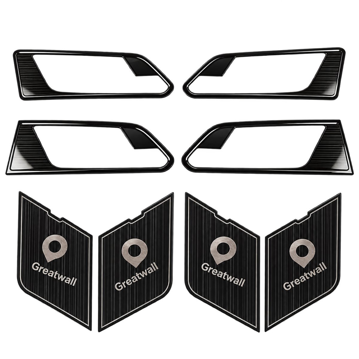 GWM Cannon 2024-2025 interior door handle cover in Black 3 finish