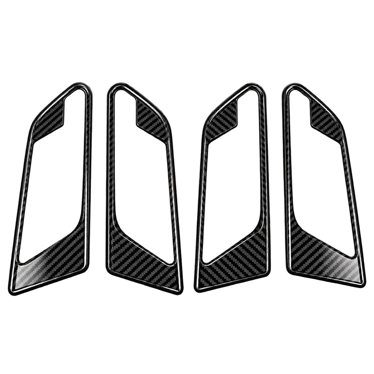 GWM Cannon 2024-2025 interior door handle cover in Carbon 1 finish
