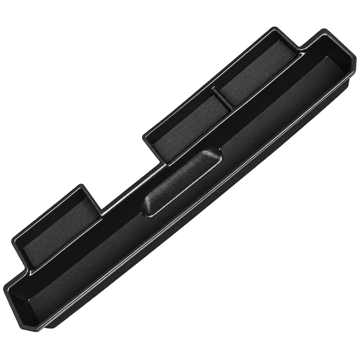 GWM Cannon 2025 passenger rear seat storage box in black ABS plastic