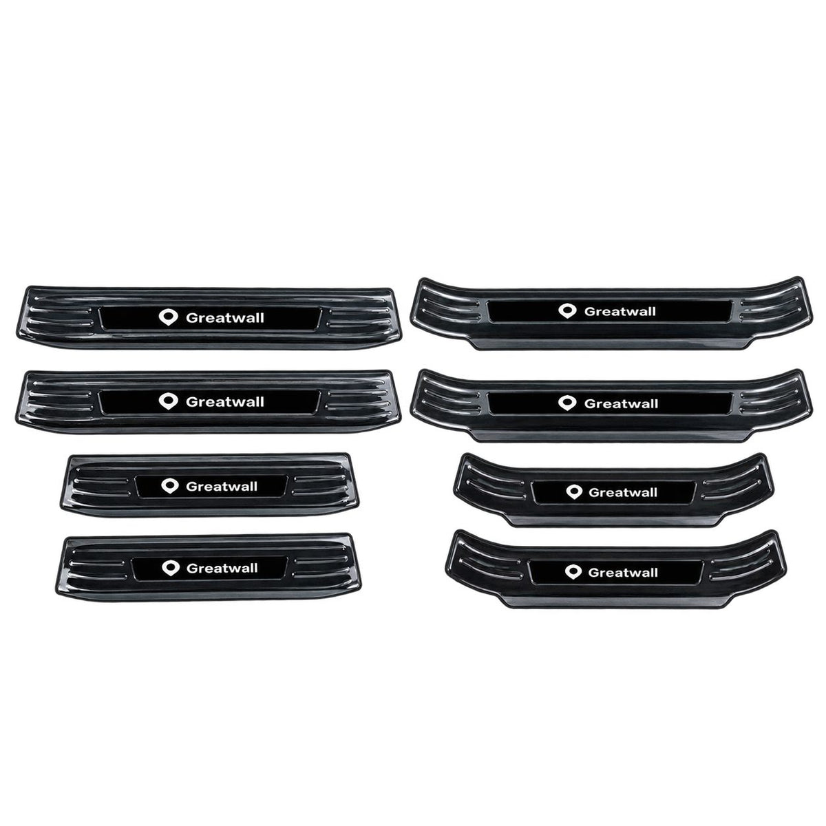 GWM Cannon black combination door sill scuff plates