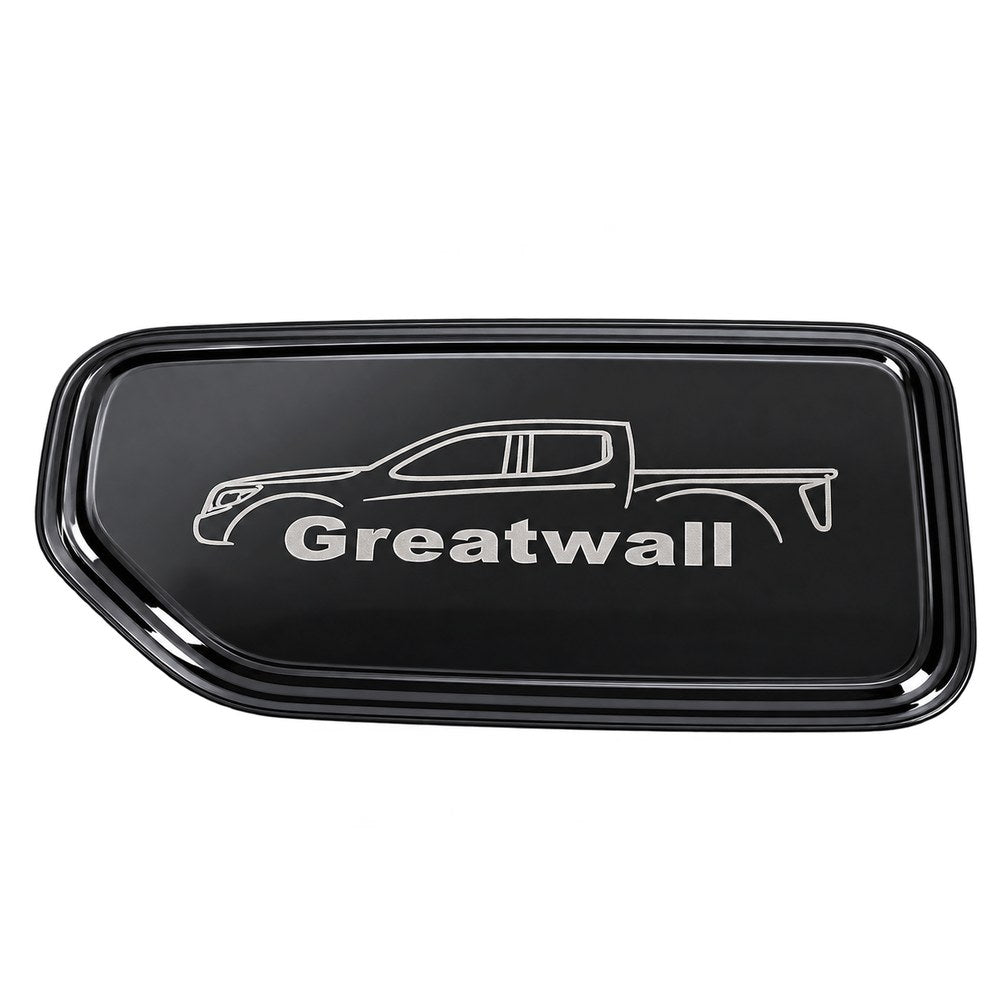 GWM Cannon black fuel tank cap cover with Greatwall design