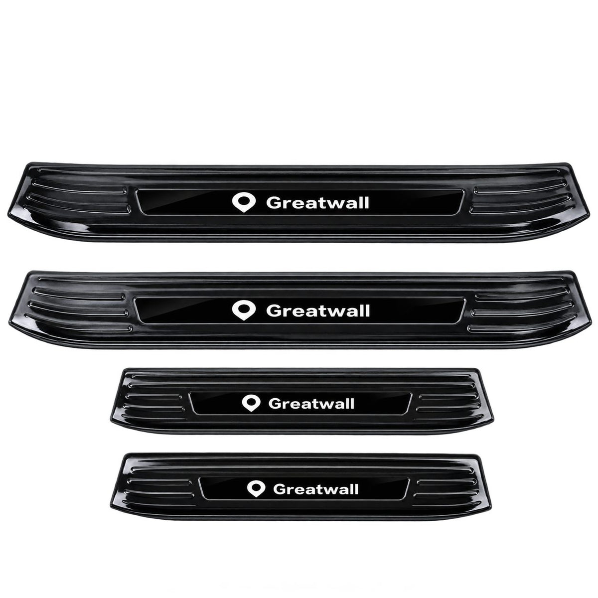 GWM Cannon black inner door sill scuff plates