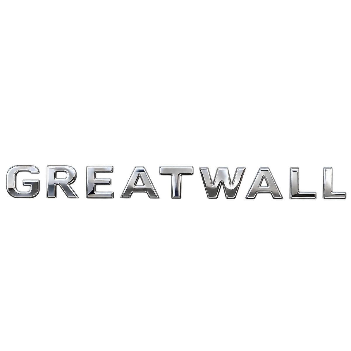 GWM Cannon chrome GREATWALL rear door lettering