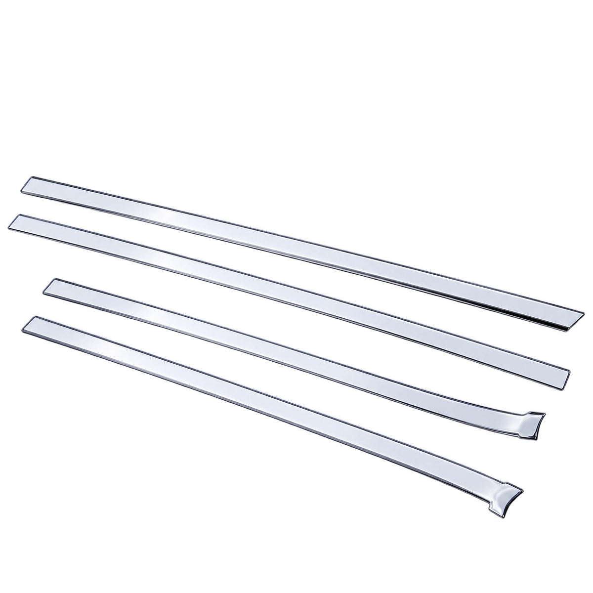 GWM Cannon chrome window trim set with four stainless steel decorative strips