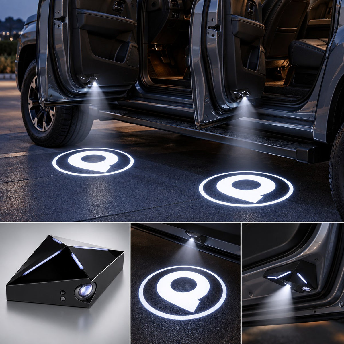 GWM Cannon door welcome light projector installed under vehicle door