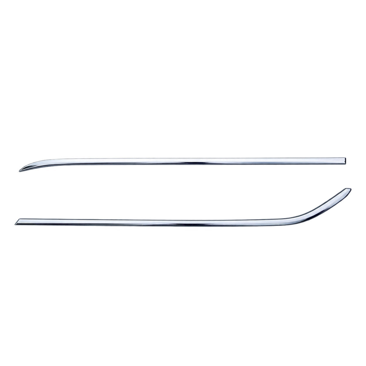Stainless steel chrome lower window trim pieces for GWM Cannon King Kong 2022-2024
