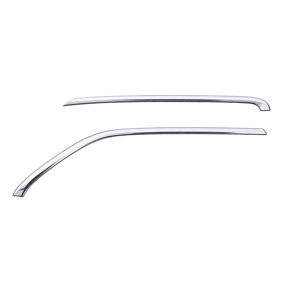Stainless steel chrome upper window trim pieces for GWM Cannon King Kong 2022-2024