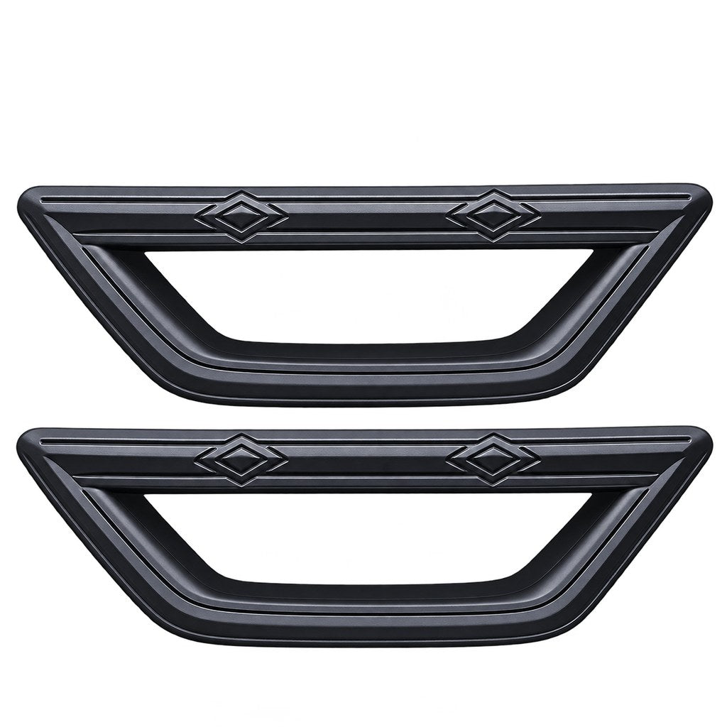 GWM Cannon matte black interior door handle trim installed