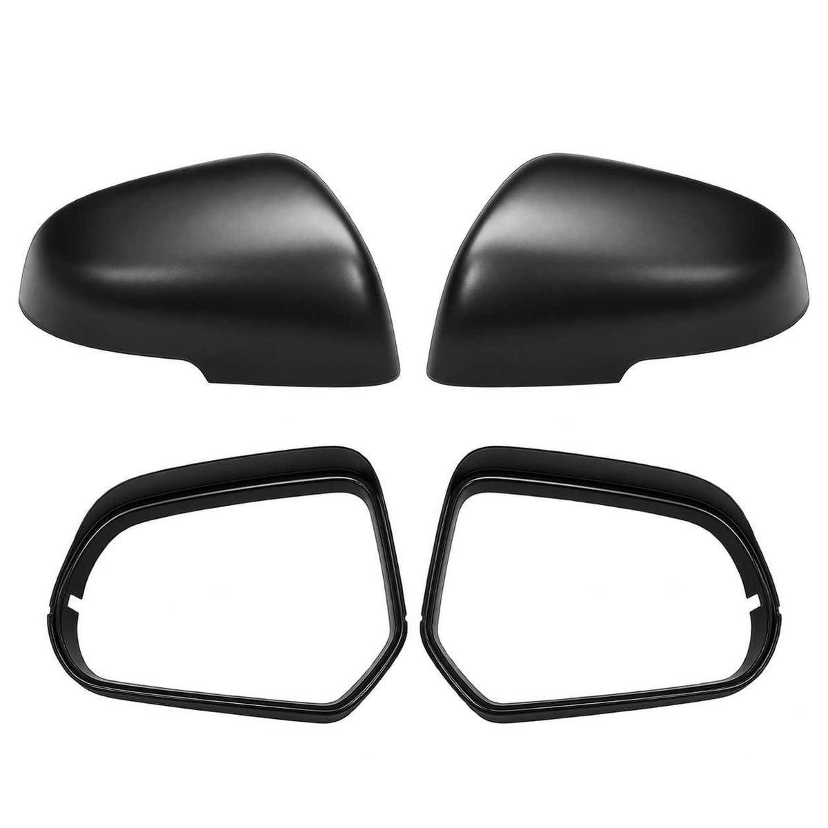 GWM Cannon matte black side mirror cover and trim 4pcs