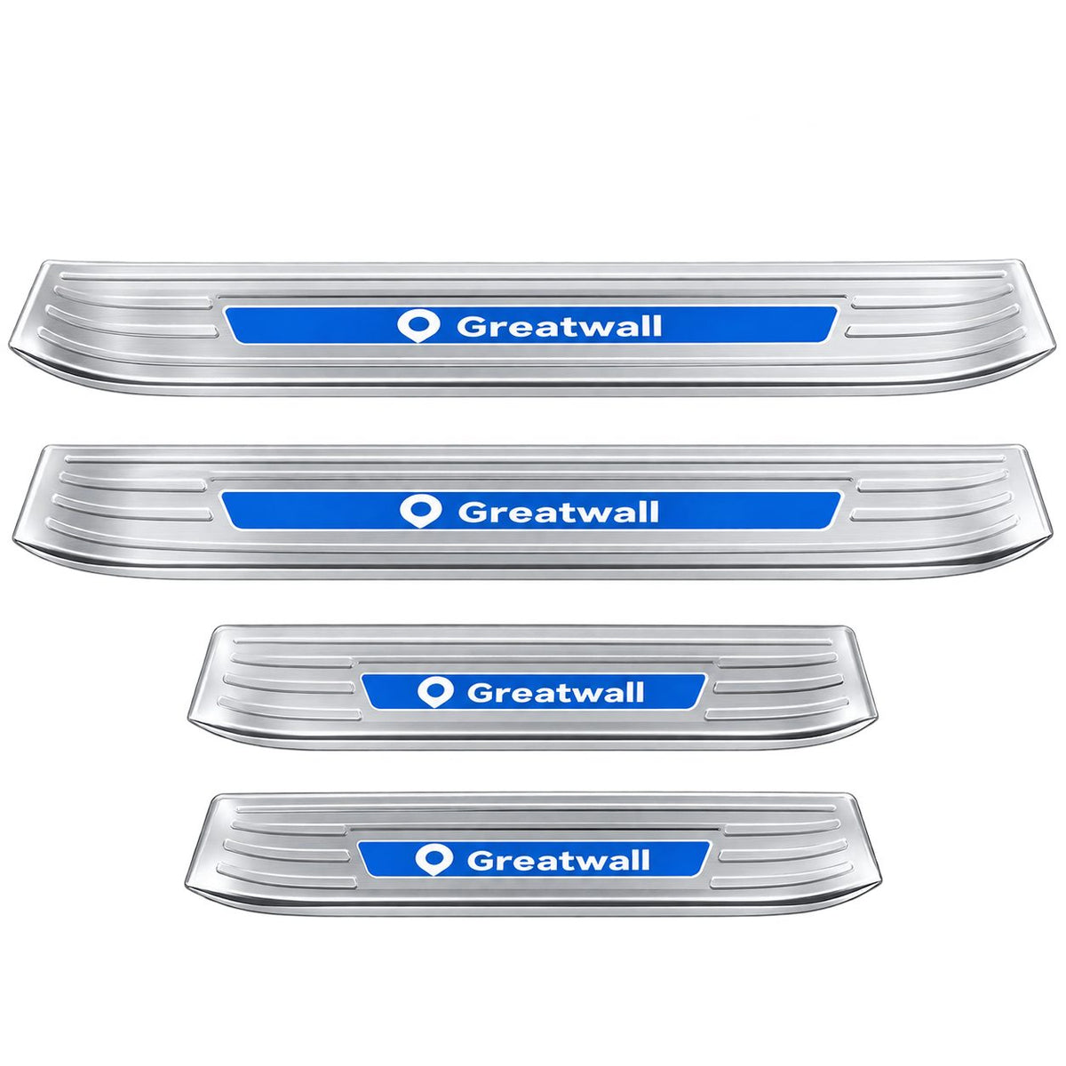 GWM Cannon silver inner door sill scuff plates