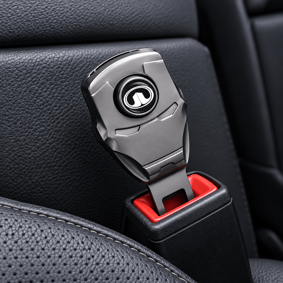 GWM Great Wall seat belt buckle extender installed in car interior