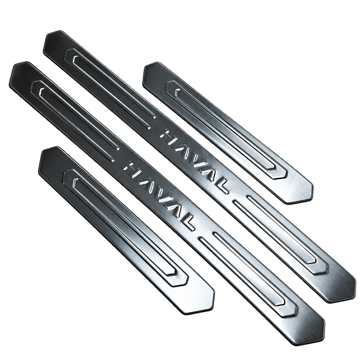 Stainless steel door sill scuff plates for GWM HAVAL H6 2021-2024