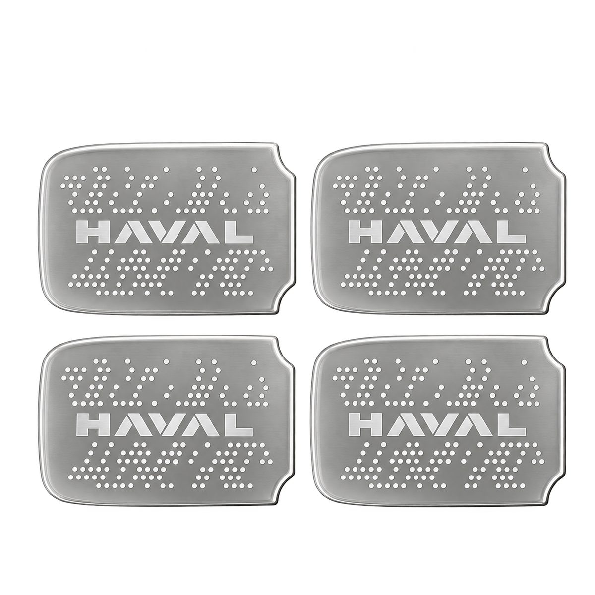 GWM Haval H9 2024-2025 silver interior door handle covers 4-piece set