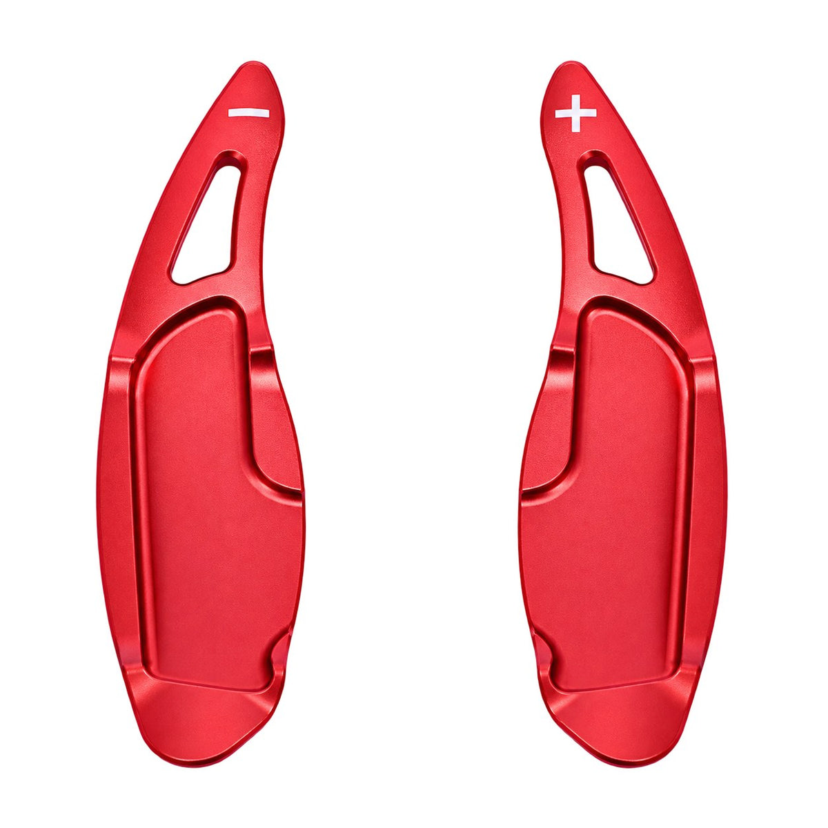 GWM Haval H9 2024-2025 red aluminium alloy steering wheel paddle shifter cover trim 2pcs