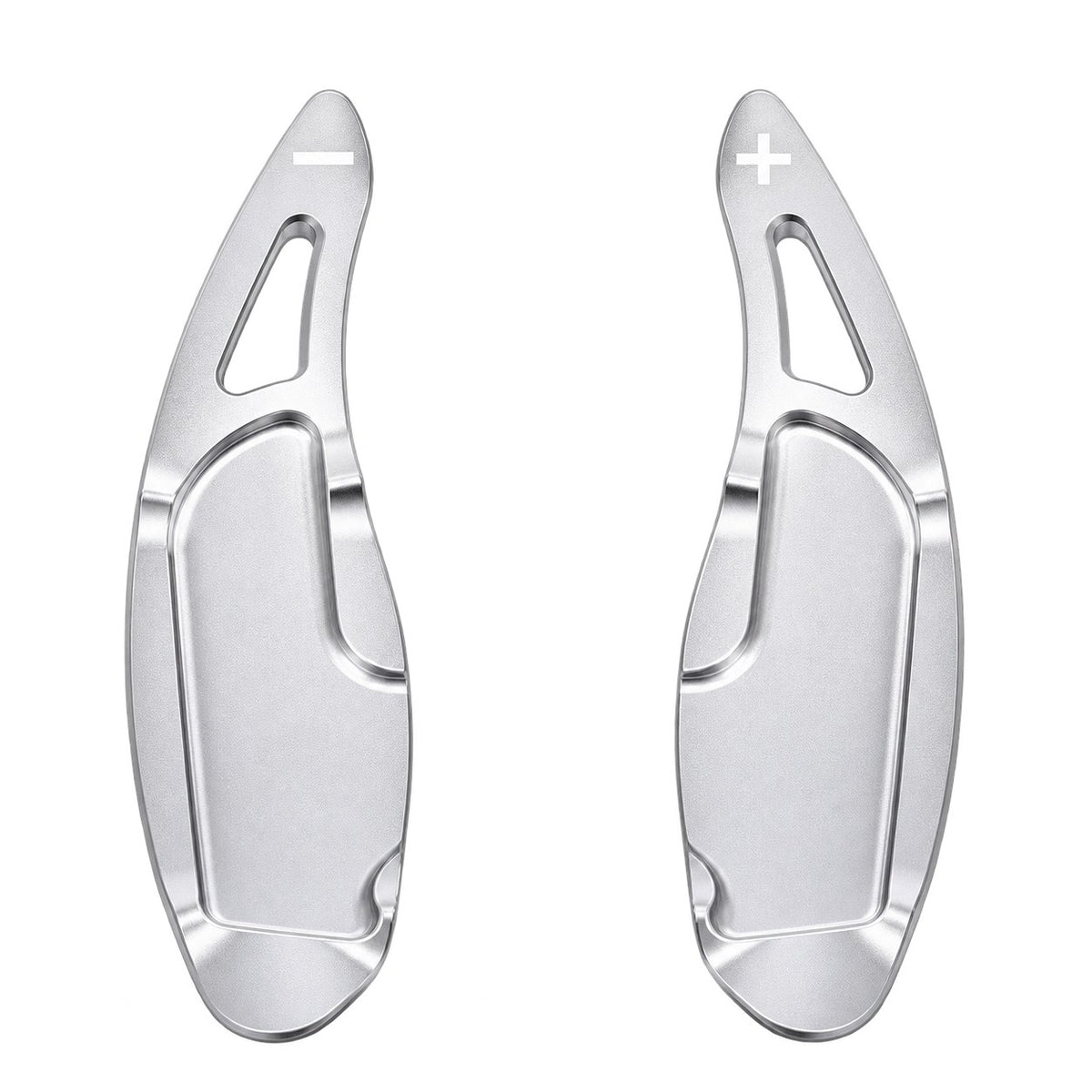 GWM Haval H9 2024-2025 silver aluminium alloy steering wheel paddle shifter cover trim 2pcs