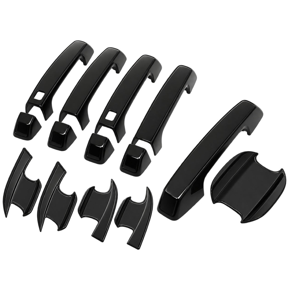 GWM Haval H9 2024-2025 Door Handle Cover Trim J Glossy Black Full Set