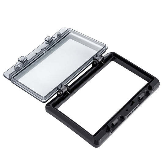 GWM Haval H9 2024+ rear AC vent protective cover open view showing clear hinged cover