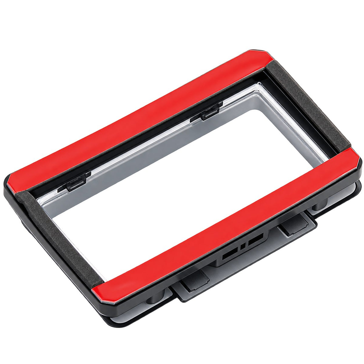 GWM Haval H9 2024+ rear air conditioning vent protective cover in red, isolated product view
