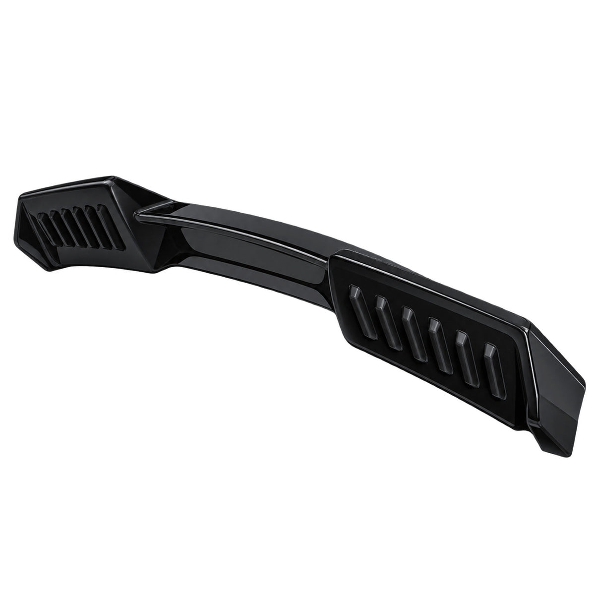GWM Haval H9 2024 black rear roof spoiler with louvered fixed air flow tail wing design