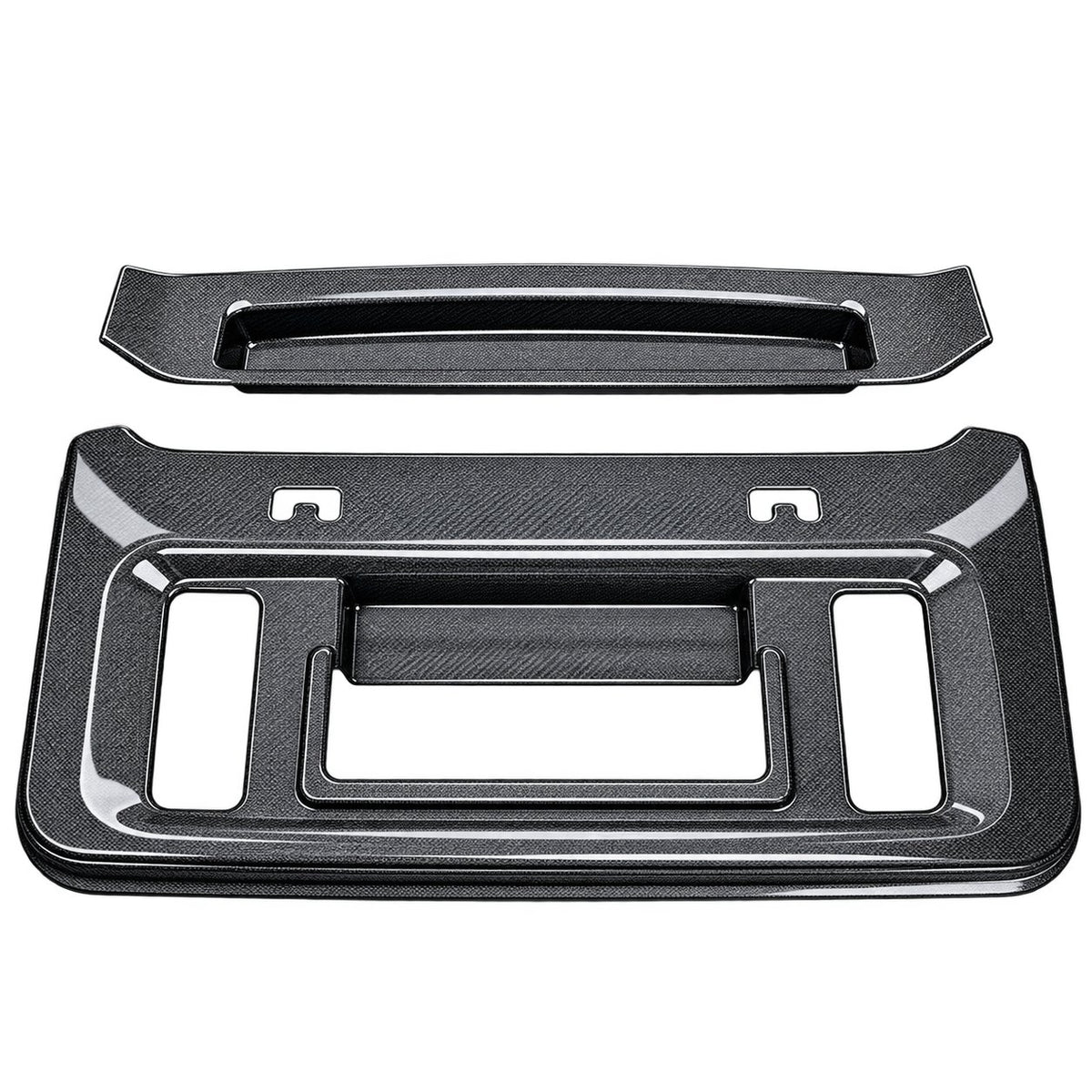 GWM Haval H9 rear tailgate interior trim panel kit with carbon fiber style finish