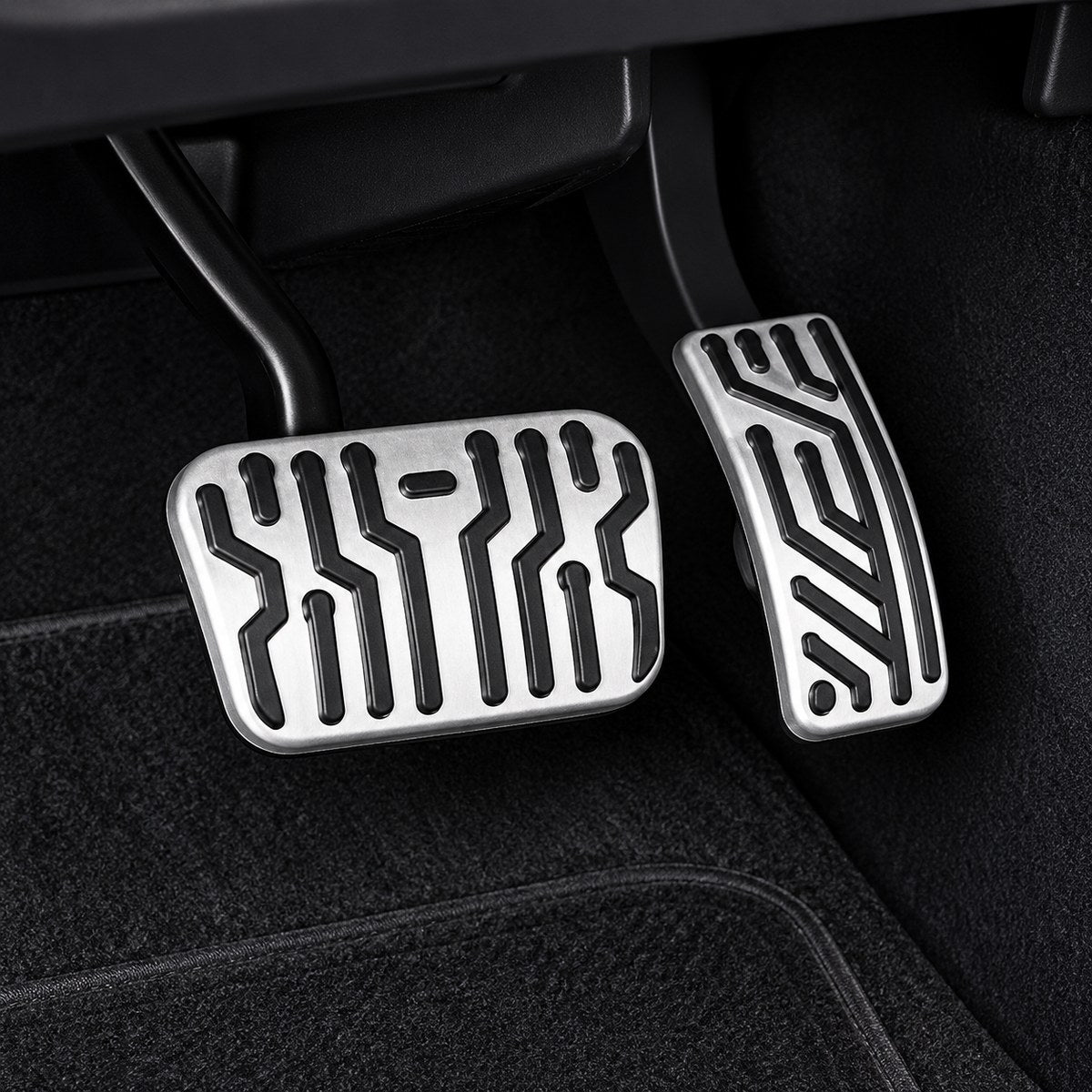 GWM Haval H9 black pedal covers installed in car interior