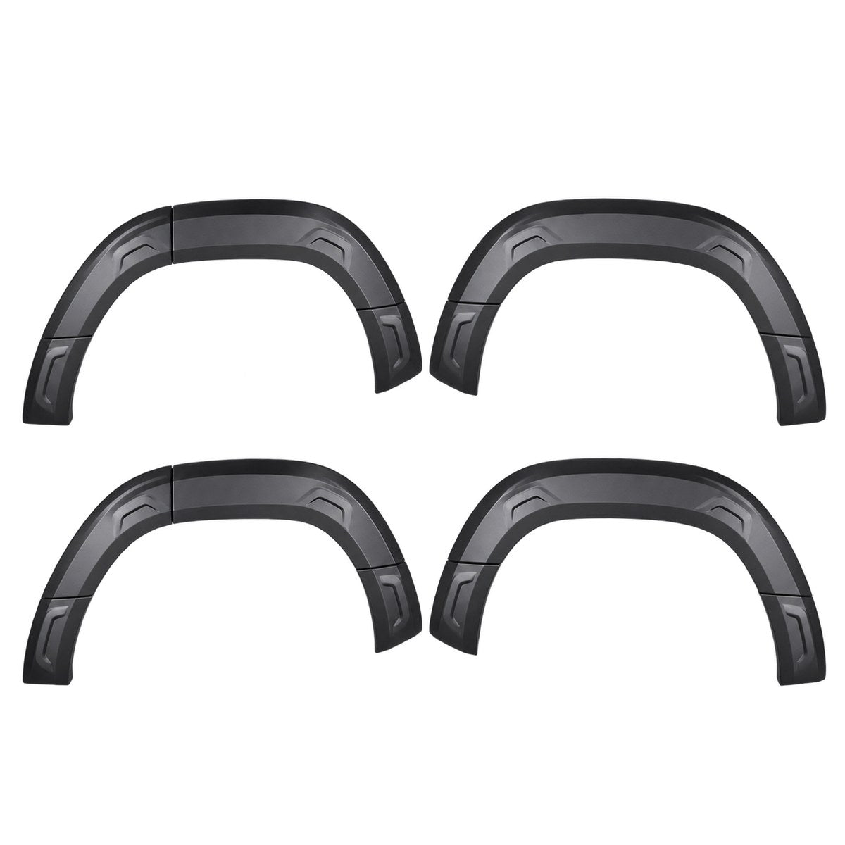 Four charcoal wheel arch trim pieces for GWM Haval H9 2024+