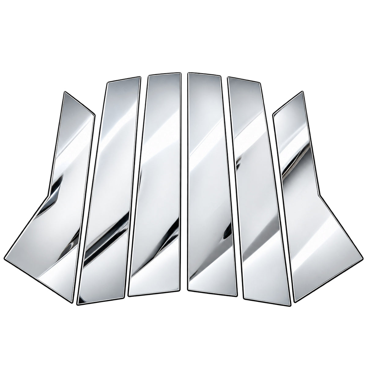 GWM Haval Jolion chrome mirror B C pillar window trim cover 6 pieces