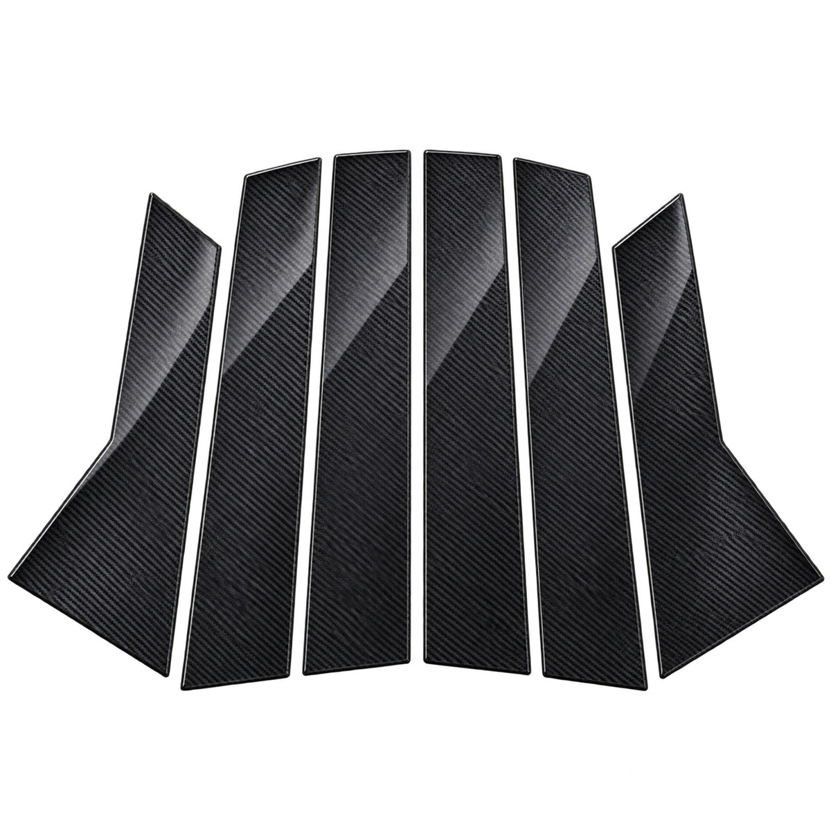 GWM Haval Jolion carbon fiber B C pillar window trim cover 6 pieces