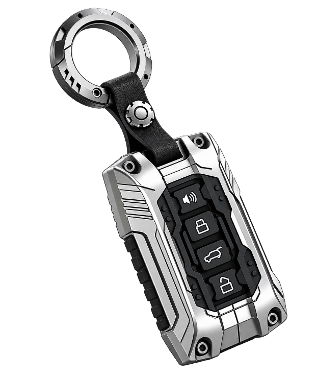 Matte silver GWM TANK 300 400 500 700 remote key fob case cover