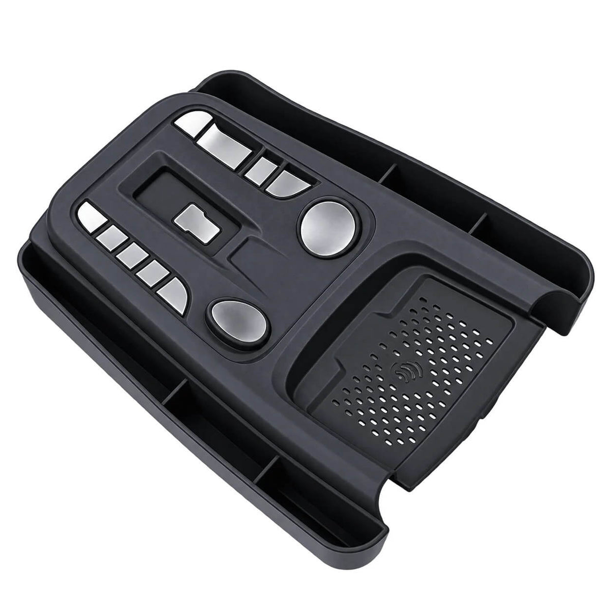GWM Tank 300 black center console storage box with wireless charging pad