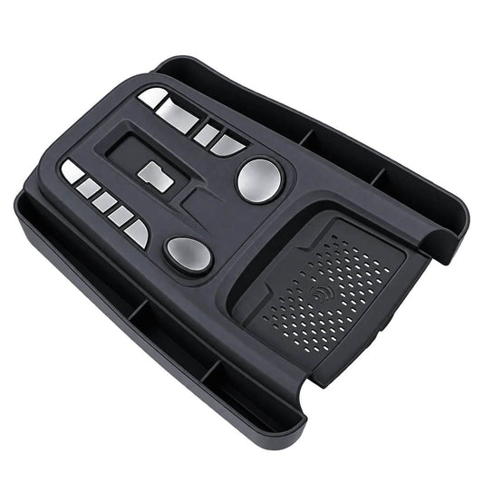 GWM Tank 300 black center console storage box with wireless charging pad