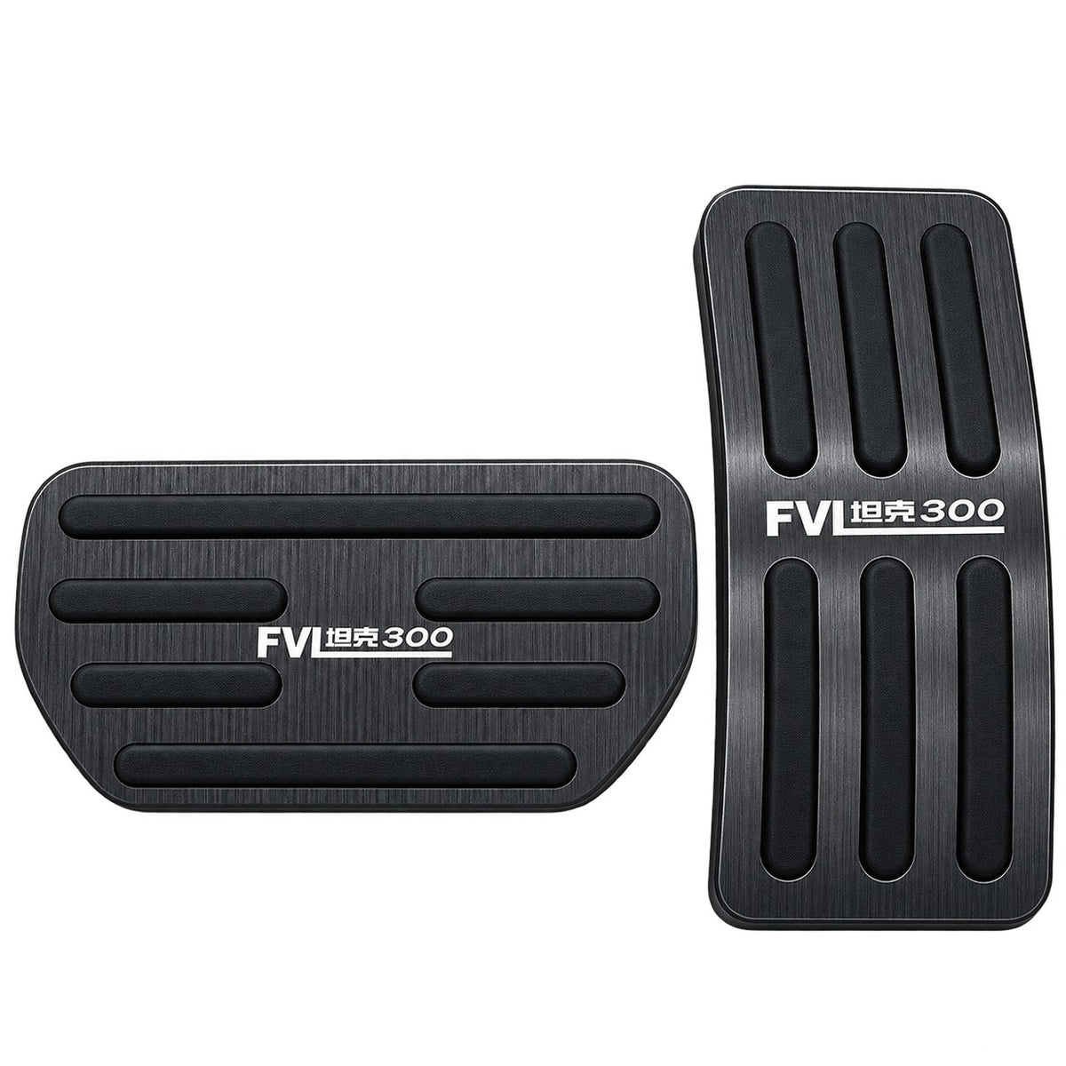 GWM TANK 300 black accelerator and brake anti-slip pedal covers
