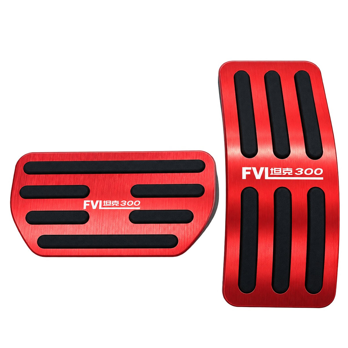 GWM TANK 300 red accelerator and brake anti-slip pedal covers