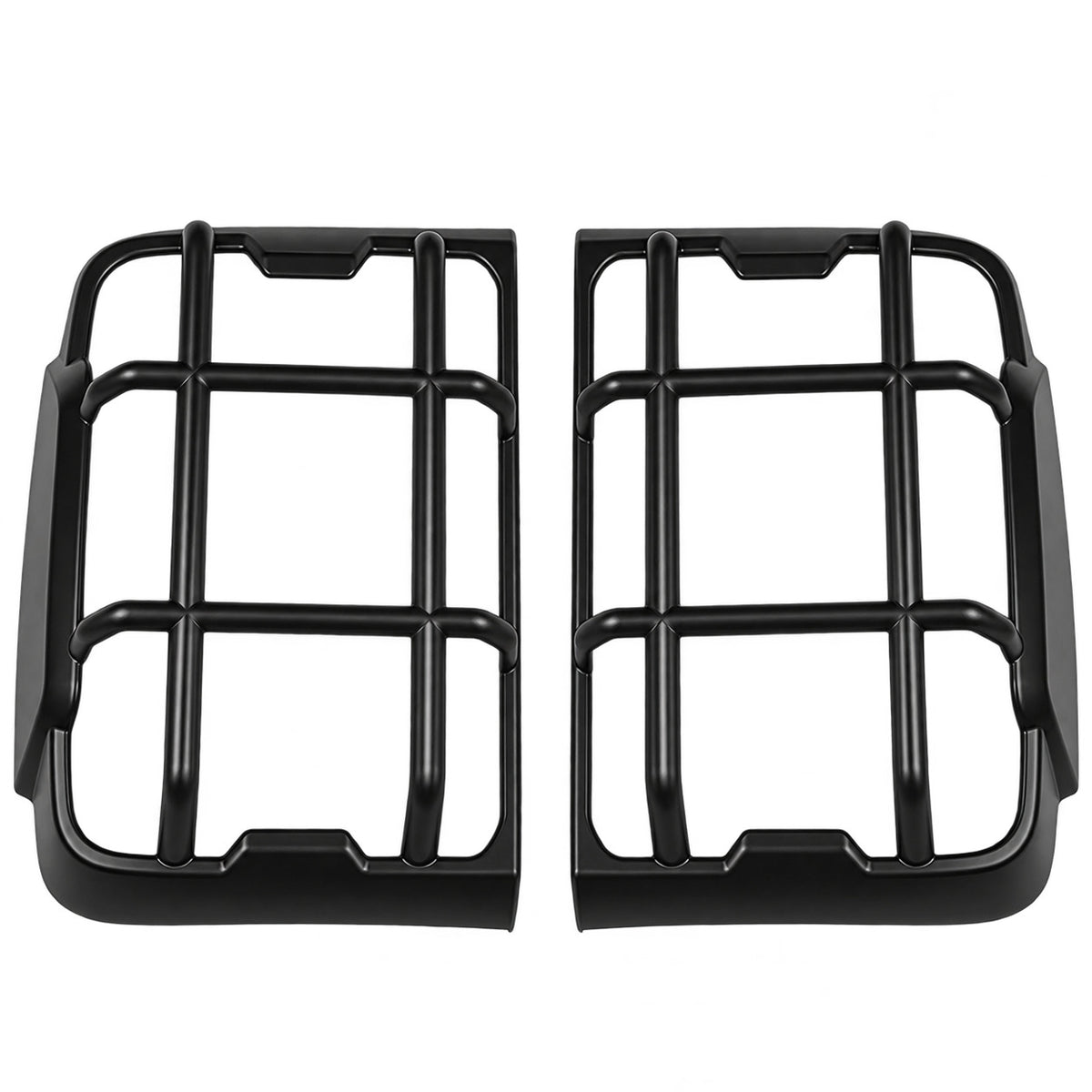 GWM Tank 300 rear taillight frame protector V2 in black, two-piece protective grille cover