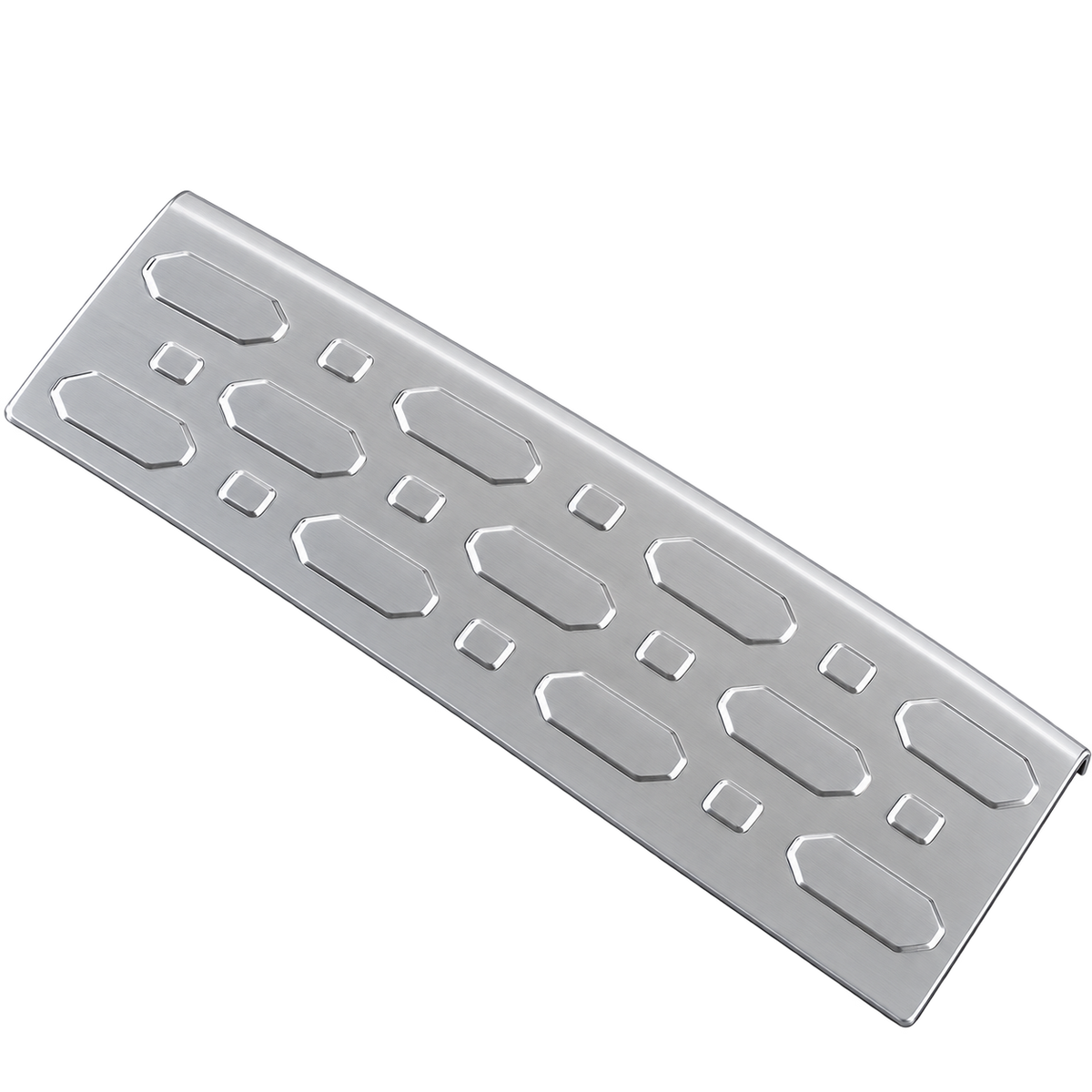 GWM Tank 300 rear trunk tailgate door sill guard in brushed silver stainless steel finish