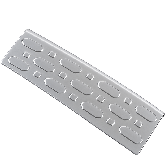 GWM Tank 300 rear trunk tailgate door sill guard in brushed silver stainless steel finish
