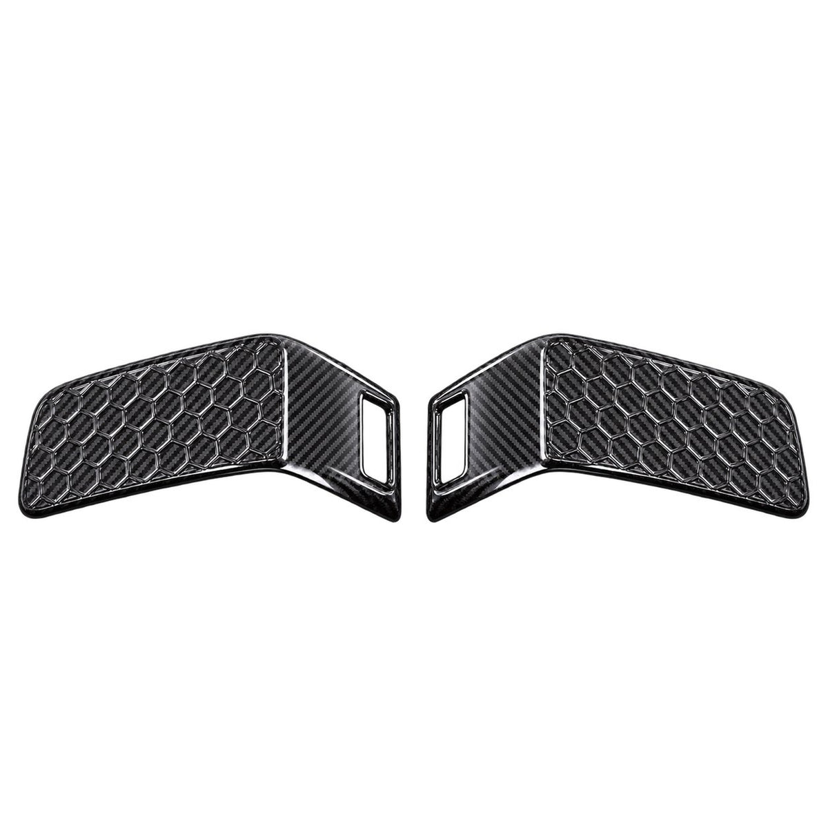 GWM TANK 300 rear view mirror shell sticker Carbon Fiber A with carbon fiber honeycomb pattern