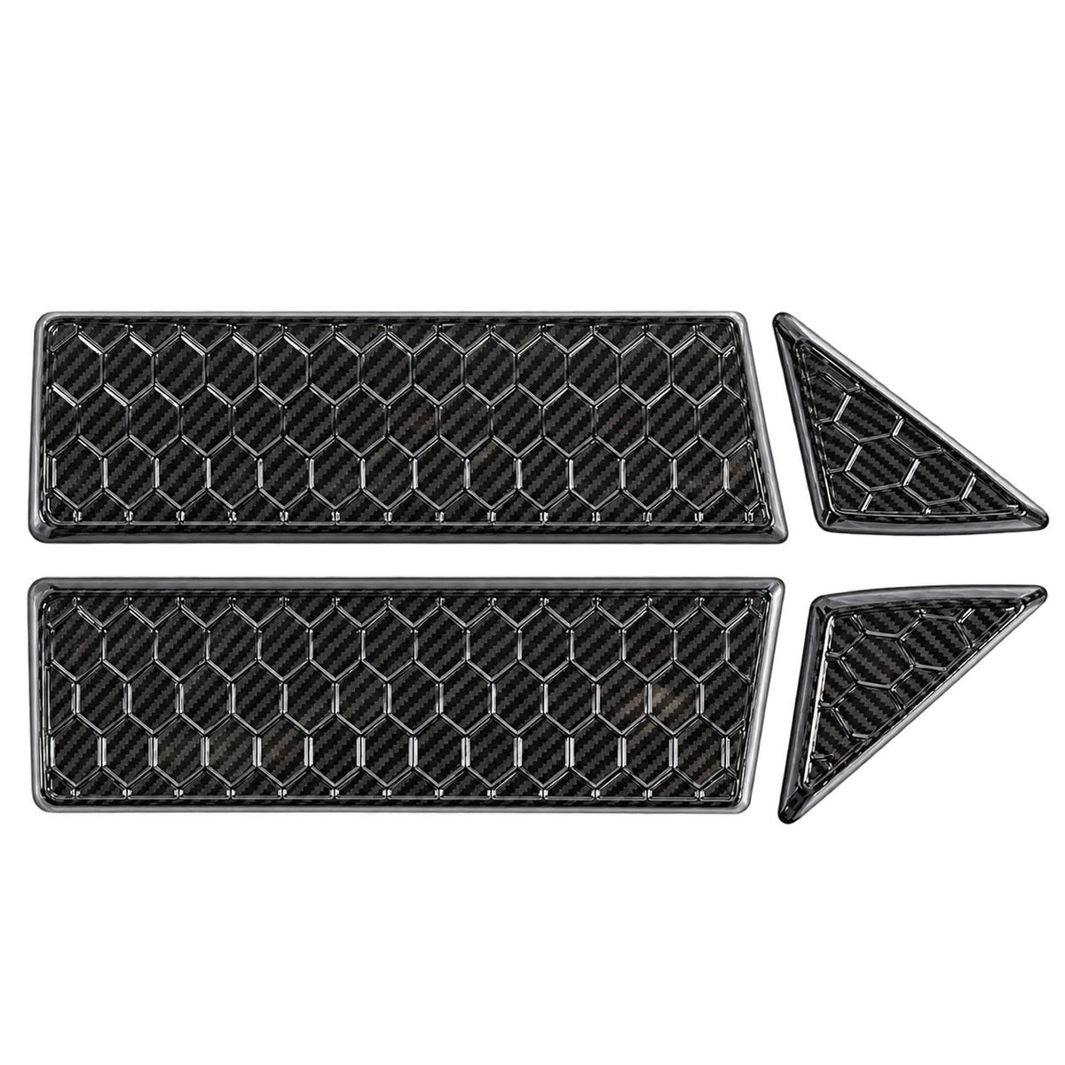 GWM TANK 300 rear view mirror shell sticker Carbon Fiber B with honeycomb pattern