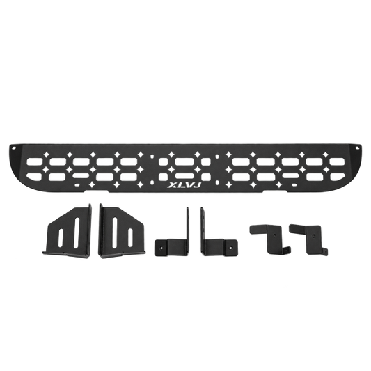 GWM TANK 700 tailgate storage rack trunk organizer with mounting brackets isolated on transparent background