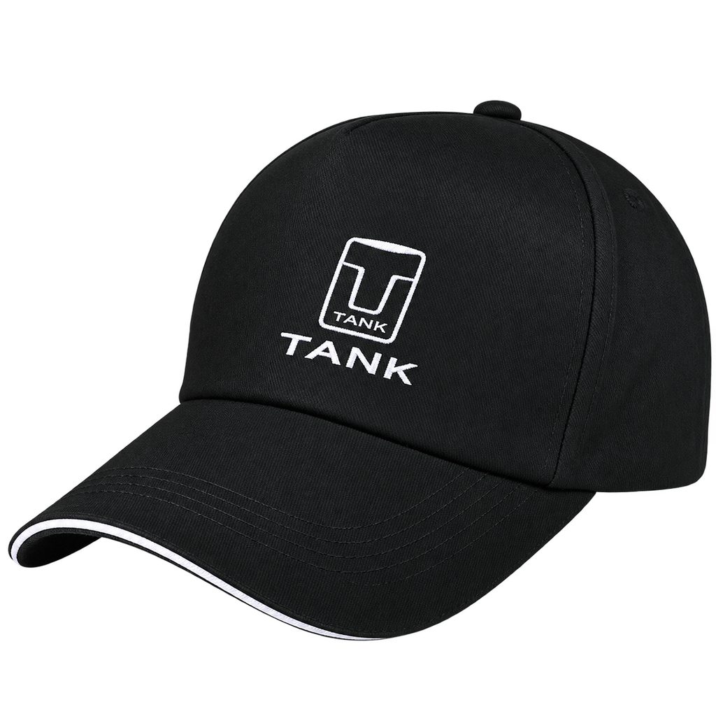 GWM TANK black cotton baseball cap with TANK logo