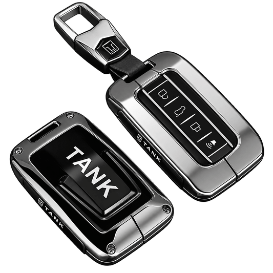 GWM TANK 300 400 500 700 car key case Type-A Black Buckle remote cover