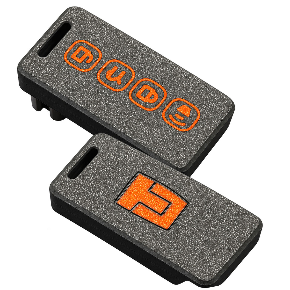 GWM Tank 300 400 500 700 grey remote key fob shell cover with four orange button icons