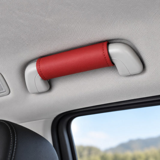 GWM TANK red roof pull handle cover 2PC installed on car interior ceiling