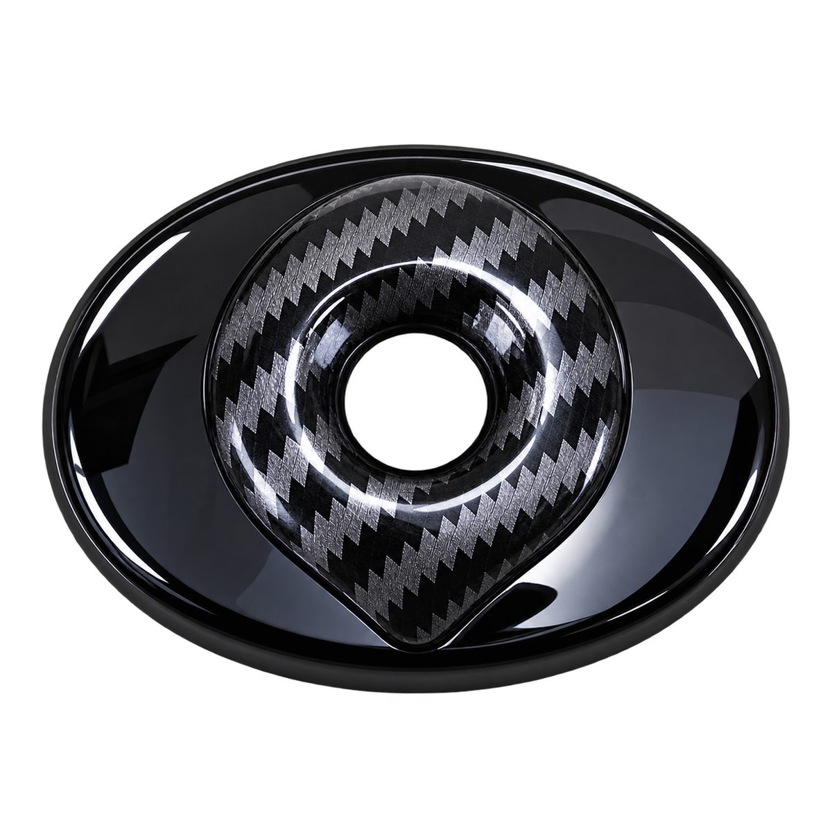 Carbon look steering wheel centre trim for GWM Ute 2024 and GWM Cannon 2025