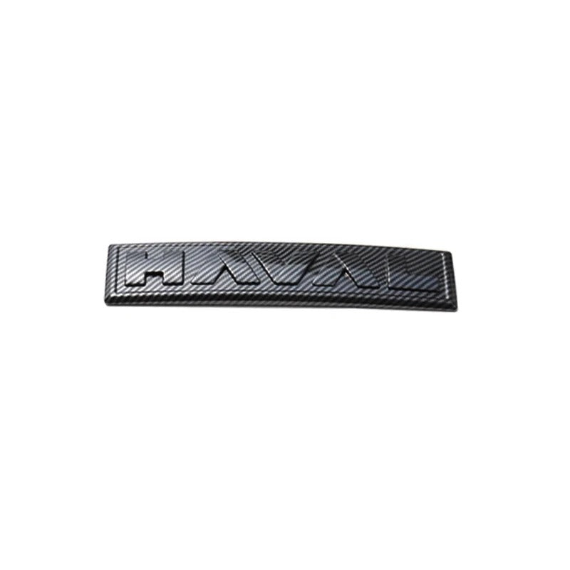 Haval carbon front logo emblem for GWM Dargo and H6 PHEV