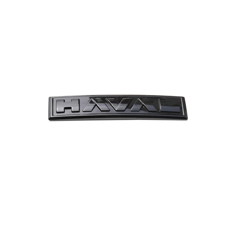 Haval glossy black front logo emblem for GWM Dargo and H6 PHEV